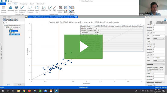 Validation for grade control block models
